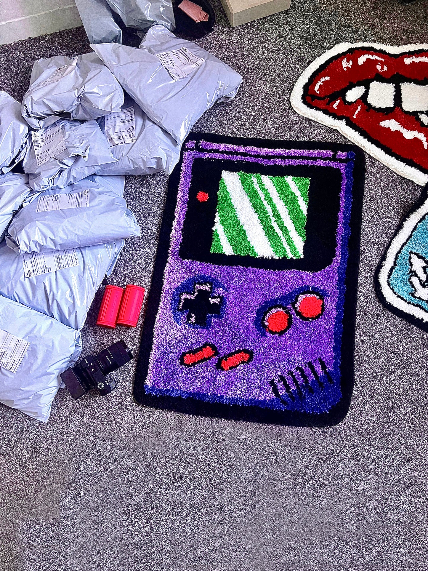 Gameboy Console Tufted Rug