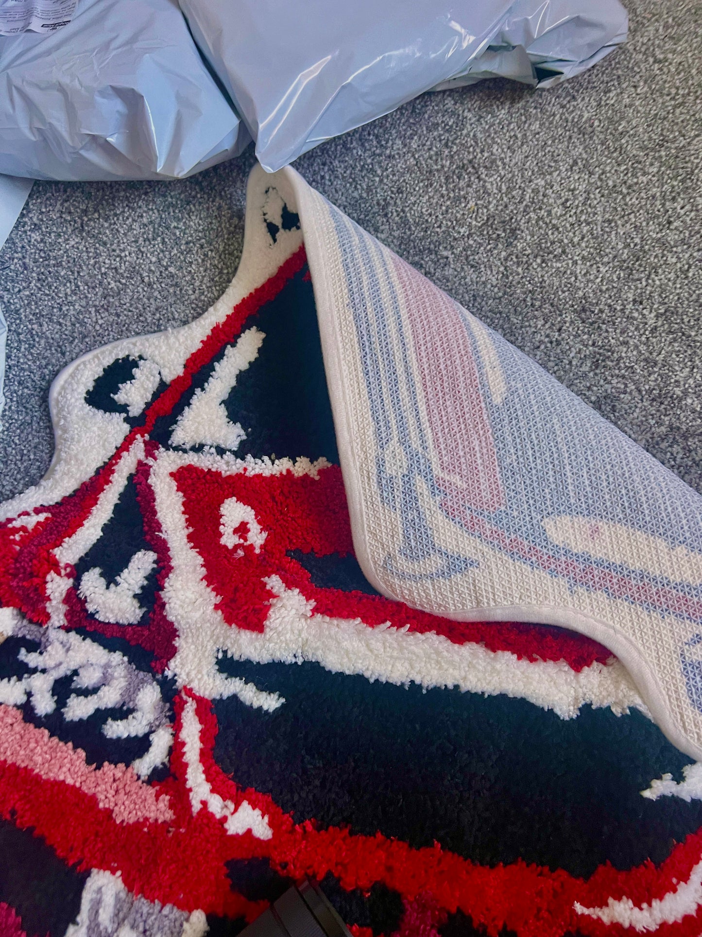 Retro Racing Car* tufted Rug